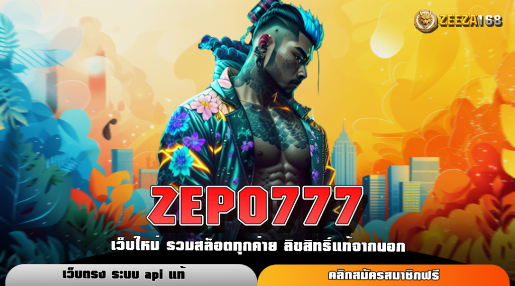 ZEPO777 ทางเข้าหลัก สล็อตเว็บตรง ระบบแท้ สปินแตกโหด 2024