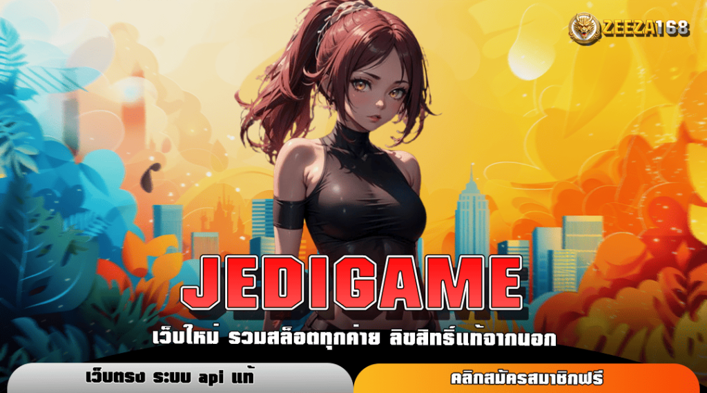 JEDIGAME ทางเข้าหลัก สล็อตแตกโหด โบนัสสูง ค่ายนอกมาแรง 2024